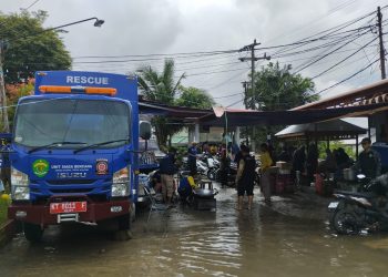 Mobil Dapur Umum Dinsos Hadir Penuhi Kebutuhan Permakanan Korban Banjir Samarinda