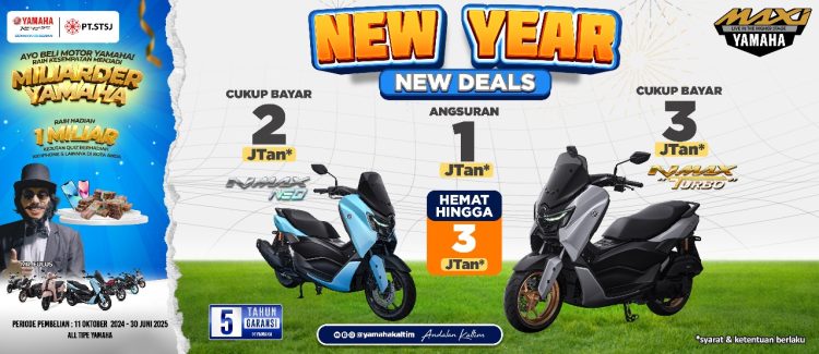 New Year New Deals, Kesempatan Mudah Bawa Pulang Nmax Turbo dan Nmax Neo