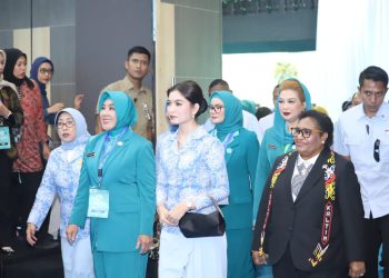 Disambut Ribuan Kader PKK se-Indonesia