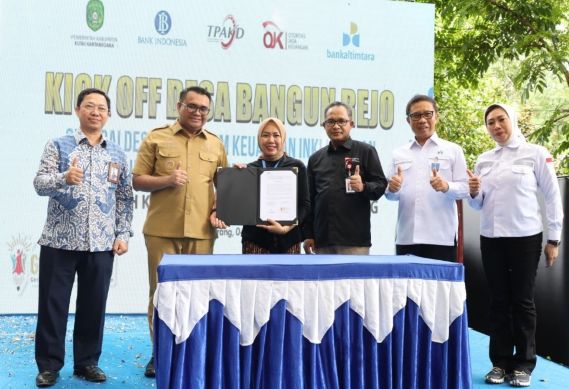 Desa Bangun Rejo Dinobatkan Sebagai Desa EKI Sebagai Komitmen Pemkab Buka Akses Permodalan bagi Usaha Mikro