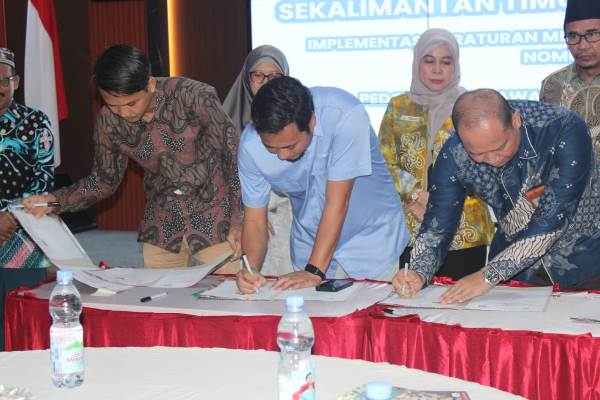 PWI Kaltim Jalin Nota Kesepahaman Bersama Balai Bahasa Kaltim
