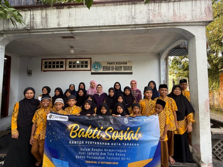 Semarak HANTARU ke-65, Kantah Tarakan Berbagi di Panti Asuhan