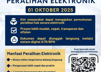 Kantor Pertanahan Kabupaten Bulungan Resmi Luncurkan Layanan Peralihan Elektronik