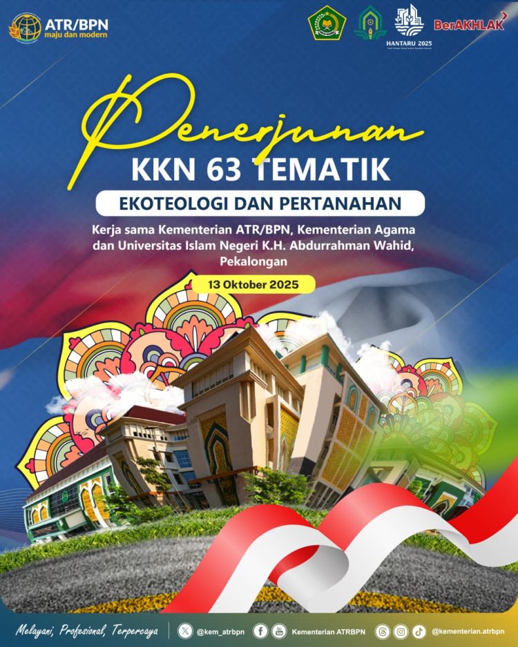 500 Mahasiswa UIN Pekalongan Siap Diterjunkan KKN Tematik Ekoteologi dan Pertanahan