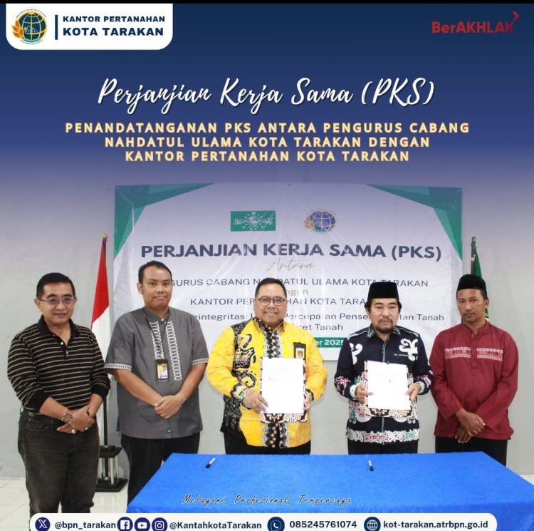 Sinergi NU dan Kantor Pertanahan Tarakan Wujudkan Kepastian Hukum Aset