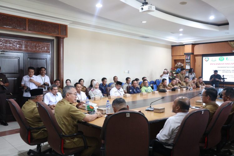 Kantah Malinau Hadiri Penandatanganan Nota Kesepakatan MPP “Malinau Saget”