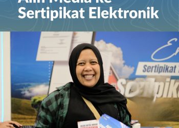 Ibu Eva Tergugah untuk Alih Media ke Sertipikat Elektronik