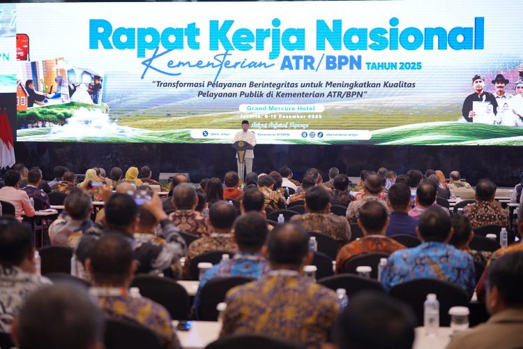 Buka Rakernas 2025, Nusron Instruksikan Manfaatkan Moment dengan Serius