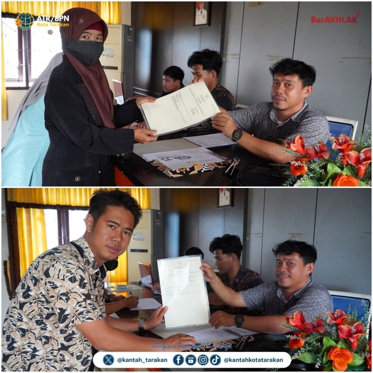 Program PTSL 2025 Hadir di Juata Krikil 23 Warga Terima Sertipikat Tanah