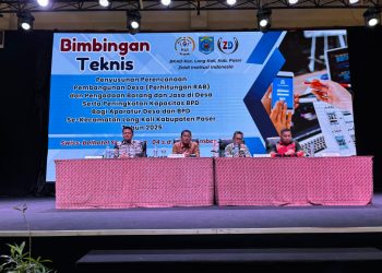 79 Aparatur Desa Long Kali Perkuat Kapasitas Tata Kelola Desa Lewat Bimtek di Samarinda