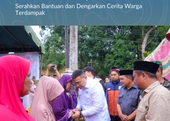 Wamen Ossy Terjun ke Lokasi Bencana Sumut