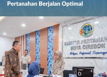 Tinjau Kantor Pertanahan Kota Cirebon