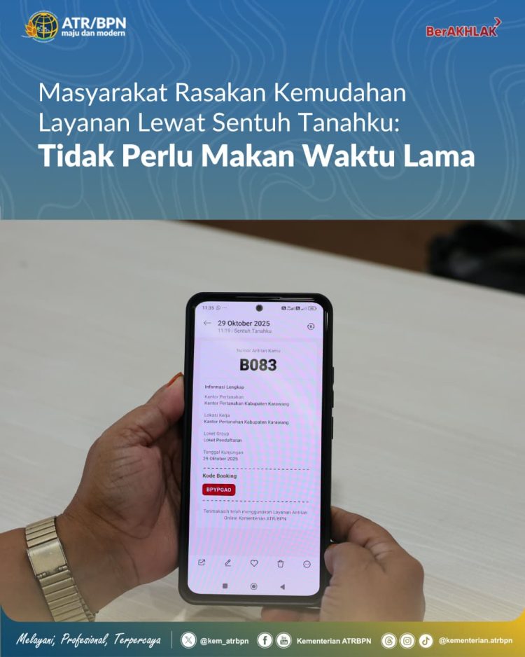 Rasakan Kemudahan Lewat Sentuh Tanahku Tak Perlu Antri, Mudah dan Cepat