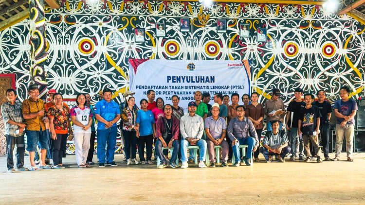 Kantor Pertanahan Malinau Gelar Penyuluhan PTSL di Desa Wisata Setulang