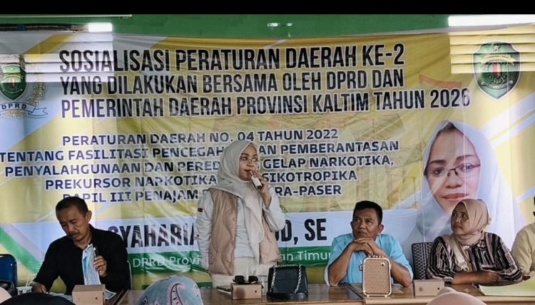Sosper Perda Narkotika Hj Syahariah Mas’ud Temui Warga Muara Telake