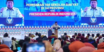 Ikuti Peluncuran 166 Sekolah Rakyat