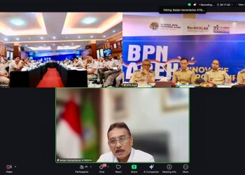 Buka Rakerda Kanwil BPN Provinsi Aceh