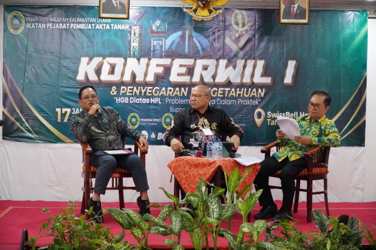 Kakanwil BPN Kaltara Tekankan Soliditas dan Profesionalisme untuk Dukung Tertib Pertanahan Konferensi Wilayah I Ikatan Pejabat Pembuat Akta Tanah (IPPAT) Provinsi Kalimantan Utara