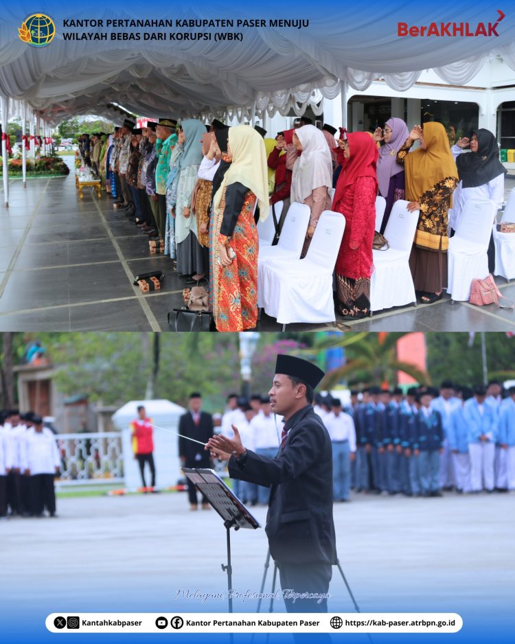 Kantah Kabupaten Paser Hadiri Upacara Hari Bhakti ke-80 Kementerian Agama RI