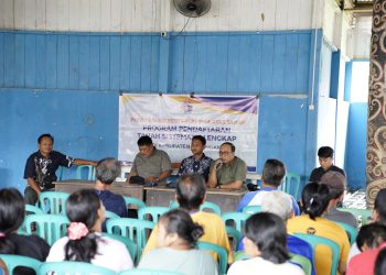 Kantah Bulungan Serahkan 83 Sertipikat PTSL kepada Warga Desa Naha Aya