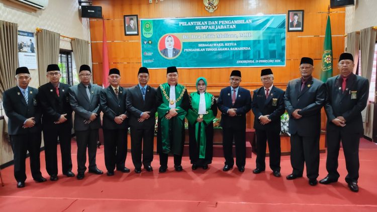 Dilantik Jadi Wakil Ketua PTA Samarinda, Lilik Muliana Perkuat Pengawasan dan Zona Integritas