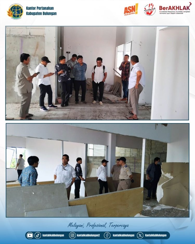 Peninjauan Lokasi Pembangunan Kantor, Kantah Bulungan Pastikan Proses Pengadaan Transparan