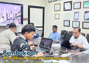 Kantah Bulungan Laksanakan Pembukaan Kualifikasi Tender Pembangunan Kantor TA 2026
