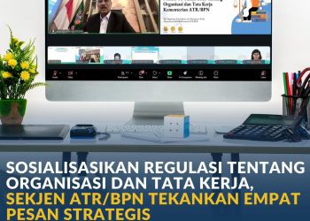 Perkuat Kinerja Kelembagaan, Sekjen ATR/BPN Sampaikan Empat Pesan Strategis