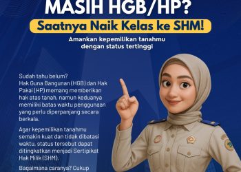 Yuk…Tingkatkan Kepemilikan Tanahmu jadi SHM