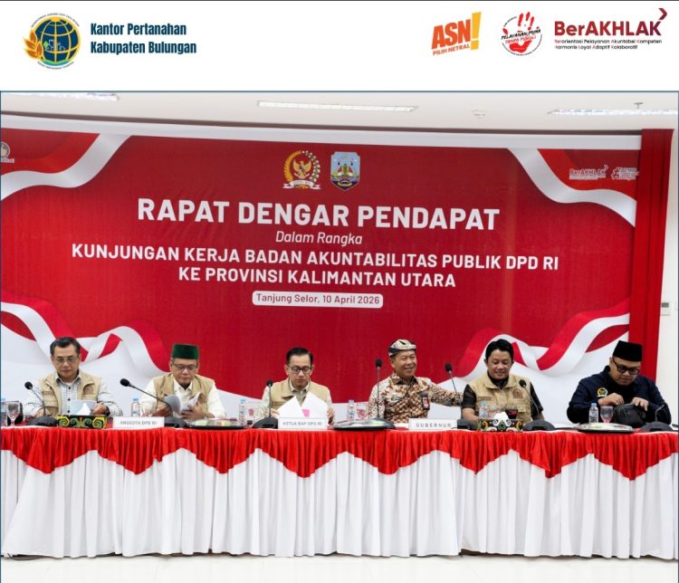 Hadiri RDP BAP DPD RI, Kantah Bulungan Dorong Penyelesaian Konflik Agraria PSN KIHI