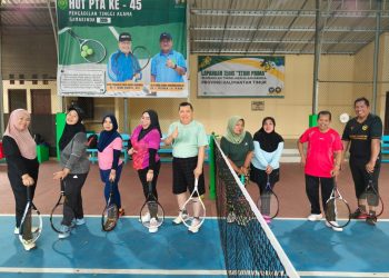 PTA Samarinda Matangkan Persiapan Hadapi Turnamen Tenis Nasional Piala Mahkamah Agung di Malang