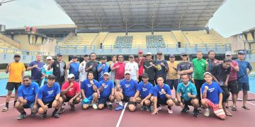GOR Tenis Palaran Kembali Bergairah, Dispora Kaltim Dorong Lahirnya Atlet Berprestasi