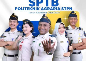 Politeknik Agraria STPN Buka Seleksi Penerimaan Taruna Baru Tahun Akademik 2026/2027
