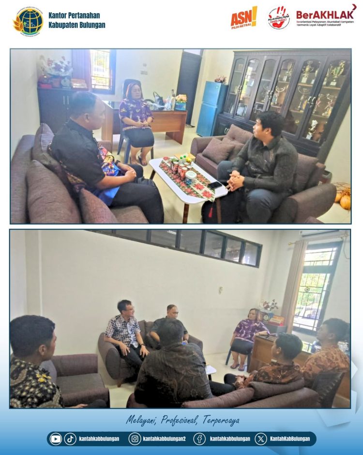Percepat PTSL 2026, Kantah Bulungan Perkuat Koordinasi dengan Pemerintah Desa di Muruk Rian