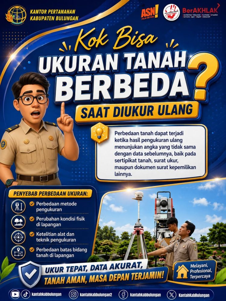 Kok Bisa Ukuran Tanah Berbeda Saat Diukur Ulang? Ini Penjelasannya