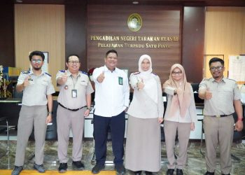 Kantah Tarakan Jalin Silaturahmi dengan Pengadilan Negeri Tarakan