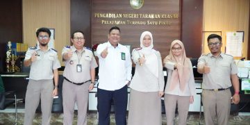 Kantah Tarakan Jalin Silaturahmi dengan Pengadilan Negeri Tarakan