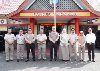 Perkuat Sinergi Kelembagaan, Kantah Tarakan Jalin Silaturahmi dengan Polres Tarakan