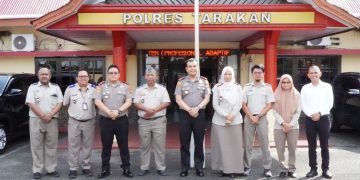 Perkuat Sinergi Kelembagaan, Kantah Tarakan Jalin Silaturahmi dengan Polres Tarakan