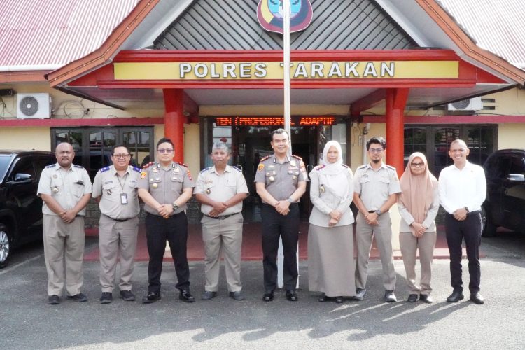 Perkuat Sinergi Kelembagaan, Kantah Tarakan Jalin Silaturahmi dengan Polres Tarakan
