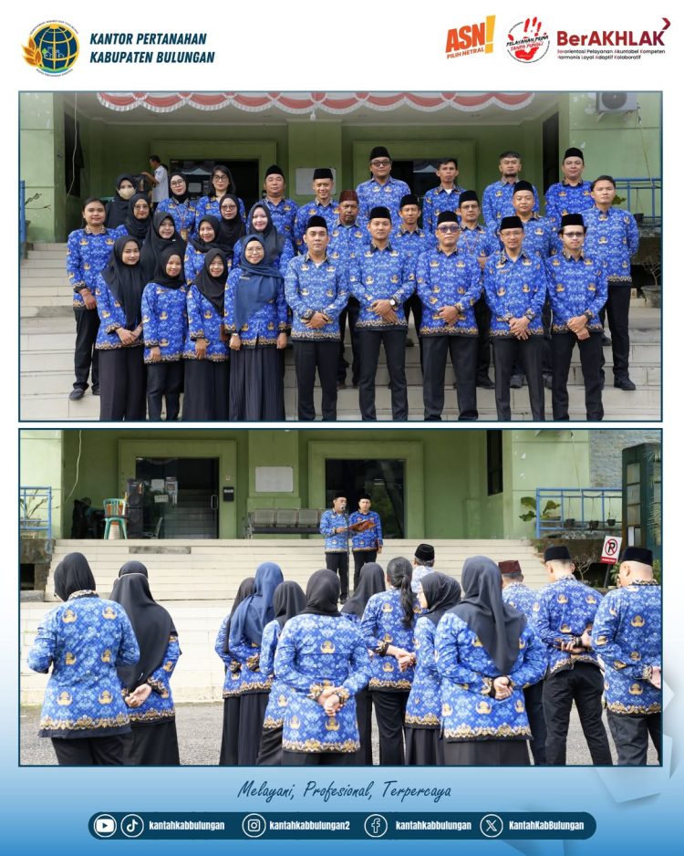 Peringati Hari Lahir Pancasila 2026, Kantah Bulungan Teguhkan Komitmen Pelayanan Berintegritas Menuju WBK