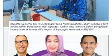 Perkuat Tata Kelola Keuangan, Kantah Bulungan Ikuti CEKATAN ATR/BPN Bahas Penatausahaan Hibah