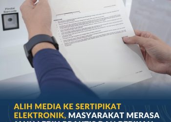 Cukup Lewat Handphone, Sertipikat Elektronik Permudah Akses Data Pertanahan