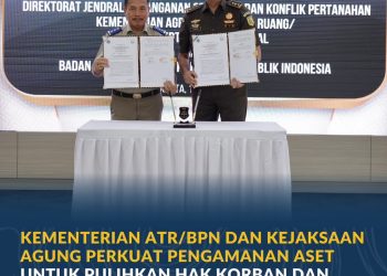 ATR/BPN dan Kejaksaan Agung Perkuat Kolaborasi Pemulihan Aset Pertanahan untuk Lindungi Hak Masyarakat