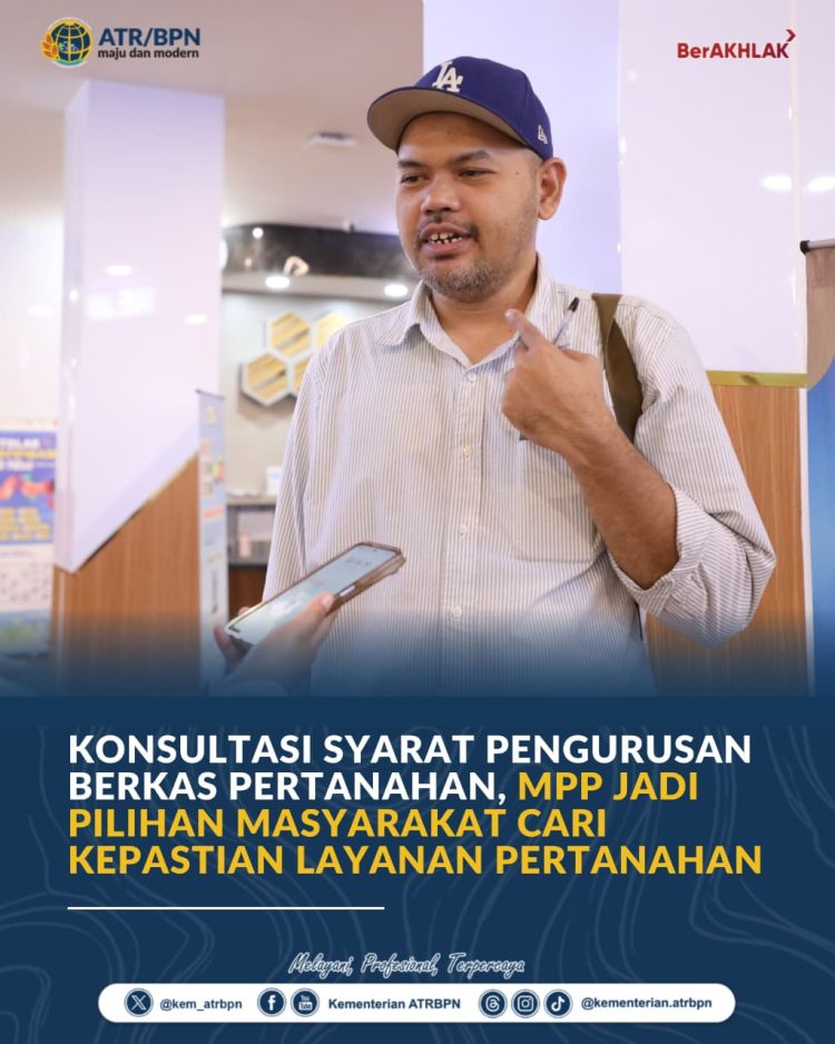 Konsultasi Pertanahan di MPP Tangerang Permudah Warga Dapatkan Kepastian Layanan