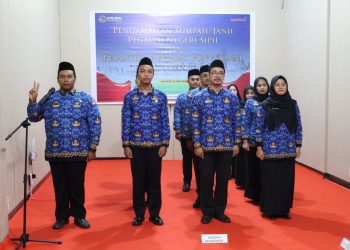 Tiga Pegawai Kantah Kota Tarakan Resmi Dilantik sebagai Penata Pertanahan Ahli Pertama