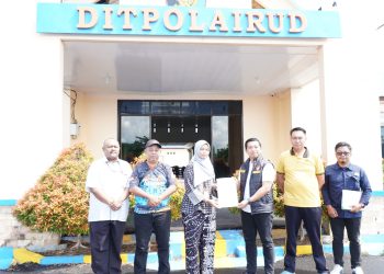 Kantah Tarakan Serahkan Sertipikat Aset Negara kepada Polairud Polda Kaltara