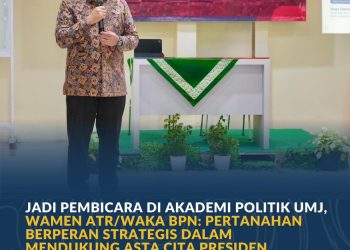 Wamen Ossy: Pertanahan Jadi Kunci Sukses Asta Cita Presiden