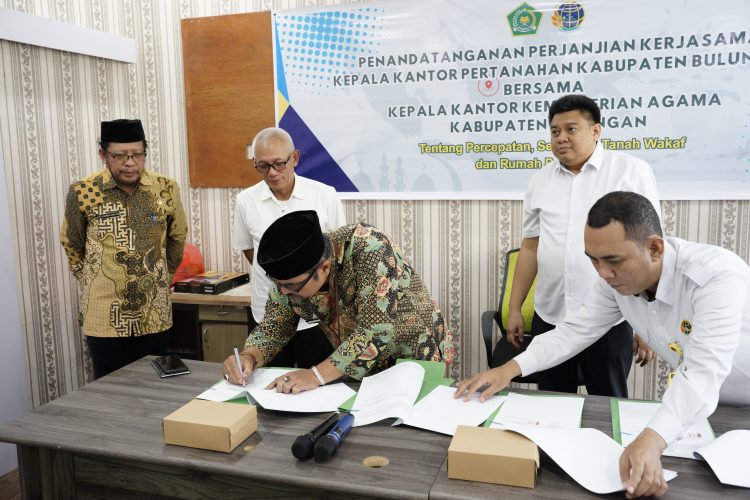 Kantah Bulungan dan Kemenag Perkuat Sinergi, Percepat Sertipikasi Tanah Wakaf dan Rumah Ibadah  ‎