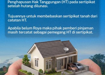 Kredit Sudah Lunas, Roya Jangan Sampai Terlewat!